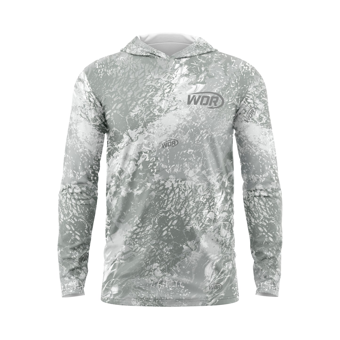 Performance Hoodie in "Vegetation" Camo | Light Gray
