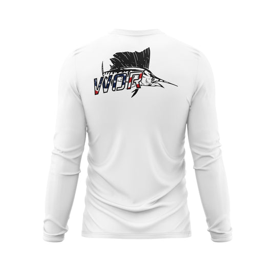 Sailfish | Line Art Design - Patriotic
